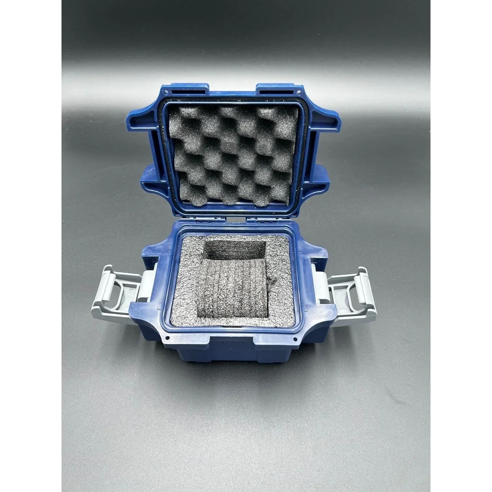 Invicta Limited Edition Impact Case Single Slot Watch Box Blue Plastic Rugged